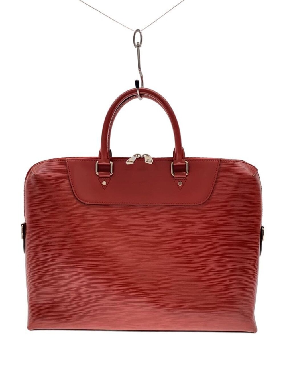 LOUIS VUITTON Porte Documents Jour Epi Leather Brown